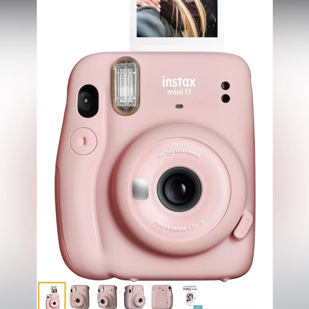 Fujifilm Instax Mini 11 Instant Camera - Blush Pink